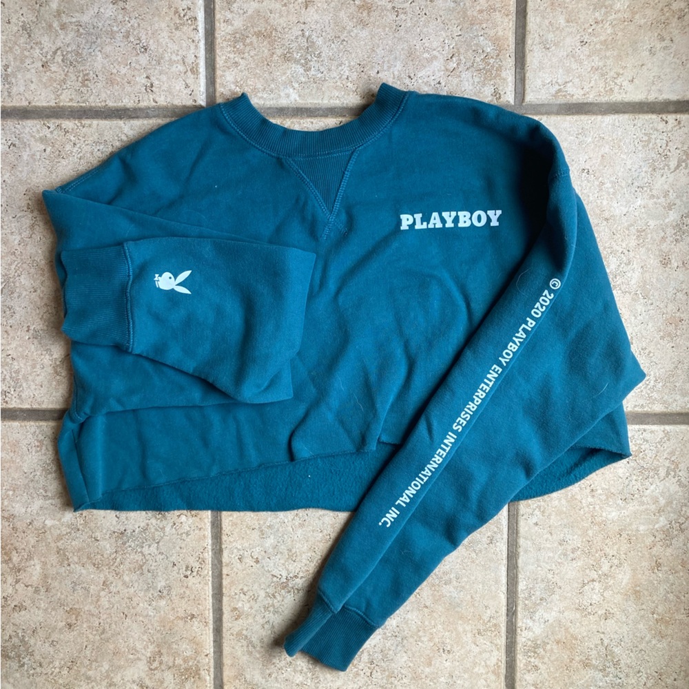 Playboy Cropped Crewneck